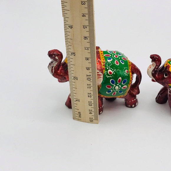 Good Luck Elephant parade 5 enumal graduated elephant figures. - Picture 3 of 7